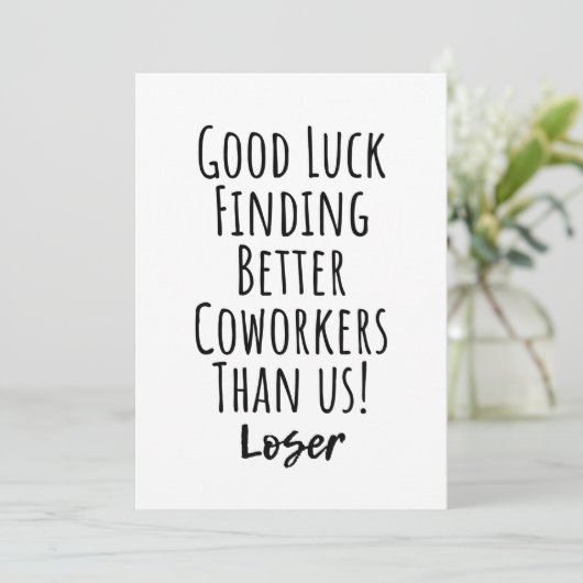 Betere collega's vinden veel goedkoper dan het Ame Kaart (Staand voorkant)