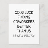 Betere collega's vinden veel goedkoper dan wij T-S Briefkaart (Voorkant)