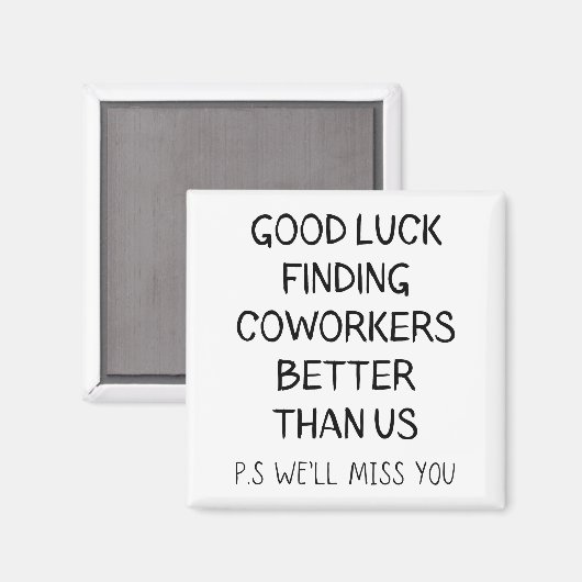 Betere collega's vinden veel goedkoper dan wij T-S Magneet (Voorkant / Achterkant)