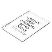 Betere collega's vinden veel goedkoper dan wij T-S Notitieboek (Linkerzijde)