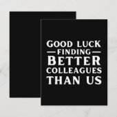 Betere collega's vinden veel goeds dan wij aankondiging (Voorkant / Achterkant)