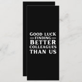 Betere collega's vinden veel goeds dan wij feestdagenkaart (Voorkant / Achterkant)