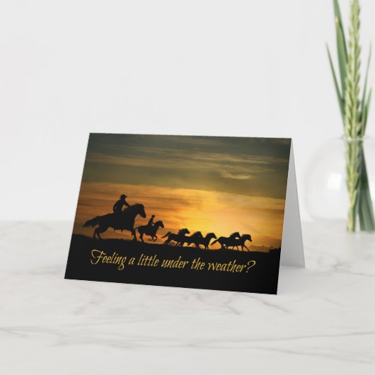 Betere cowboy Riding Kaart (Voorkant)