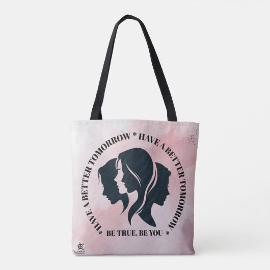 BETERE DAGEN GESTILEERD TOTE BAG (Achterkant)