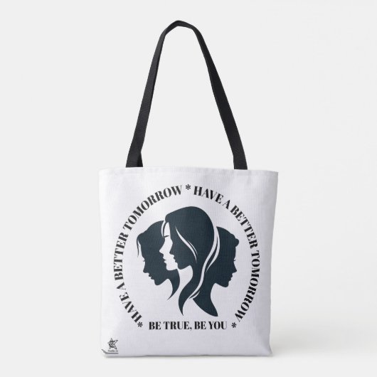 BETERE DAGEN GESTILEERD TOTE BAG (Achterkant)