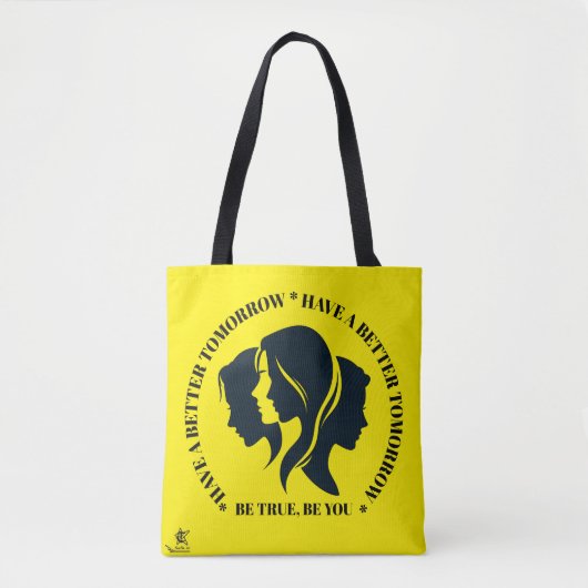 BETERE DAGEN GESTILEERD TOTE BAG (Voorkant)