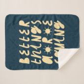 Betere dingen komen eraan sherpa deken (Voorkant (horizontaal))