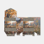 Betere familie speelt in het veld bedankdoosjes (Uitgevouwen)