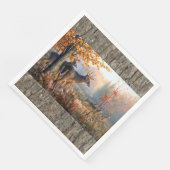 Betere familie speelt in het veld servet (Hoek)