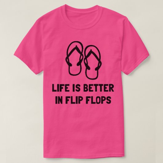 Betere flip Flop T-shirt (Design voorkant)