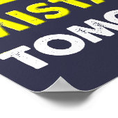 Betere fouten Morgen Funny Poster Sign (Hoek)