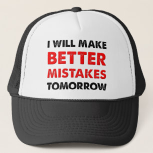 Betere Fouten Morgen Grappige Bal Cap Hoed Trucker Pet