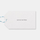 Betere gezamenlijke de Foto van het Manuscript spa Cadeaulabel (Achterkant Horizontaal)