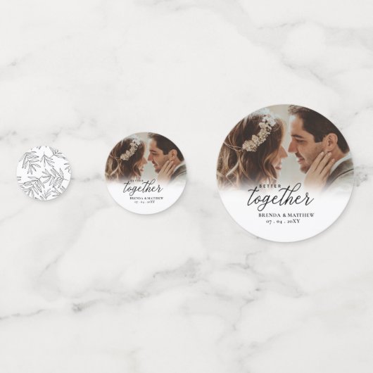 Betere gezamenlijke de Foto van het Manuscript spa Confetti (Achterkanten)