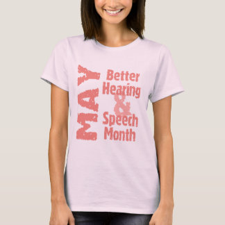 Betere hoorzitting en toespraak maand t-shirt