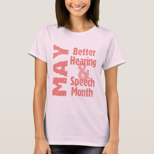 Betere hoorzitting en toespraak maand t-shirt (Voorkant)