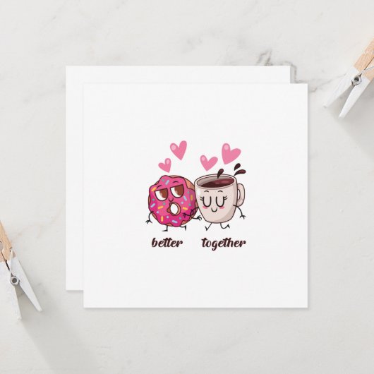 Betere kaart voor Valentijnsdag in combinatie (Voorkant / Achterkant in situ)