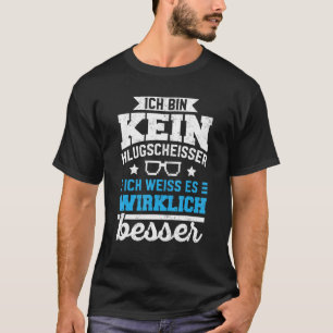 Betere kennis, inkt. Klugscheisser T-shirt