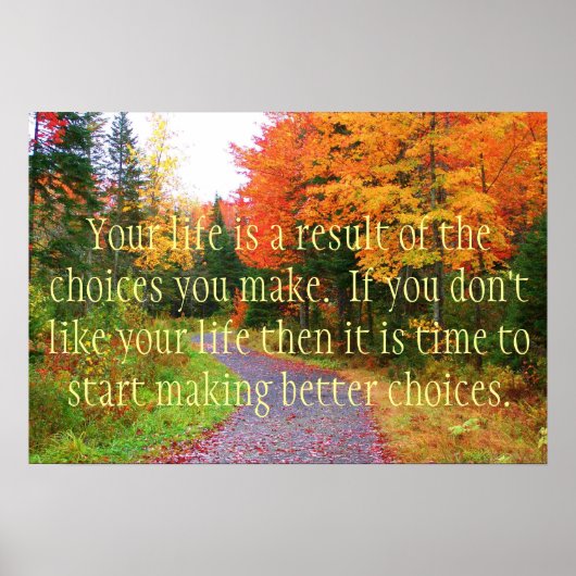 Betere keuzes maken poster (Voorkant)