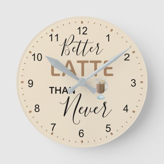 Betere latente dan nooit citaataantallen ronde klok (Voorkant)