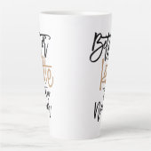 Betere latentie dan nooit een coffieprijsopgave ge latte mok (Voorkant)