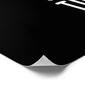 Betere latentie dan nooit grappige koffie pun Dark Poster (Hoek)