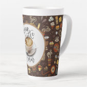 Betere latentie dan nooit latte mok (Rechterhoek)