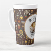 Betere latentie dan nooit latte mok (Linkerhoek)