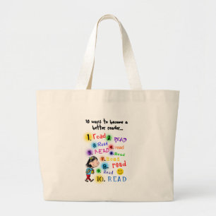 Betere lezer grote tote bag