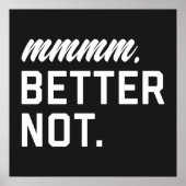 Betere niet grappige prijsopgave poster (Voorkant)