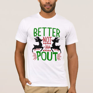 Betere niet-uitrendierkerst t-shirt