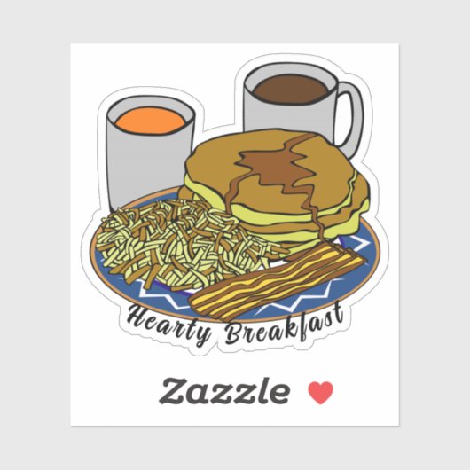 Betere ontbijtdag sticker (Vel)