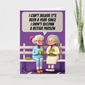 Betere persoon in het nieuwe jaar kaart (Voorkant)