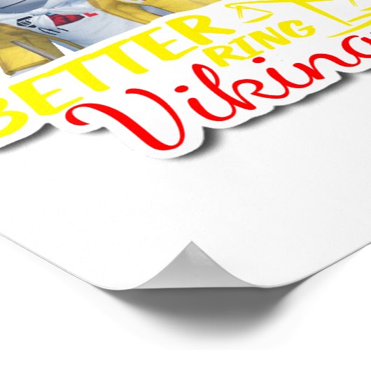 Betere ring Viking poster (Hoek)