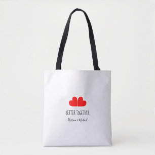 Betere rode harten bij je naam tote bag