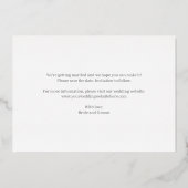 Betere samen Echte FOLIE sparen de Kaart van de Da (Achterkant)