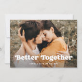 Betere samenwerking | Boho Multi Photo Verloving Aankondiging (Voorkant)