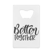 Betere samenwerking creditkaart flessenopener (Achterkant)