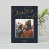 Betere samenwerking | folie feestdagenkaart (Staand Voorkant)