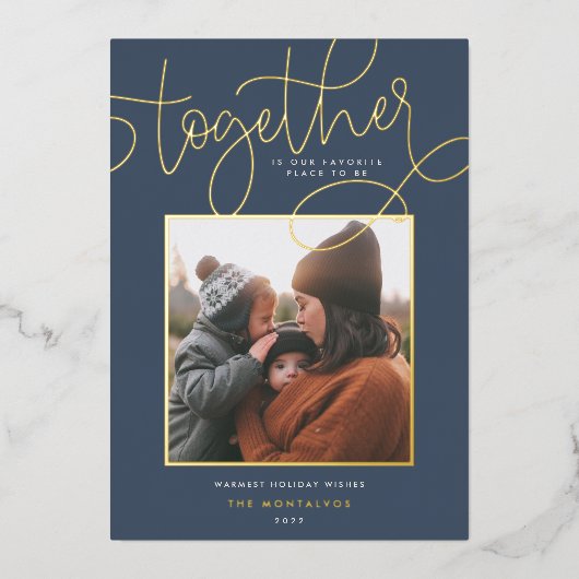 Betere samenwerking | folie feestdagenkaart (Voorkant)