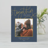 Betere samenwerking | folie feestdagenkaart (Staand Voorkant)