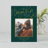 Betere samenwerking | folie feestdagenkaart (Staand Voorkant)