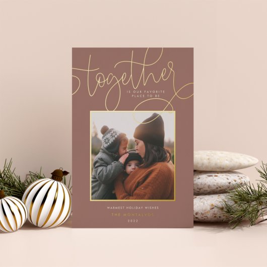 Betere samenwerking | folie feestdagenkaart