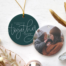Betere samenwerking | Holiday-foto Keramisch Ornament