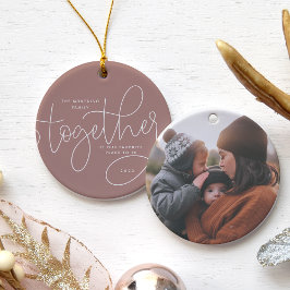 Betere samenwerking | Holiday-foto Keramisch Ornament