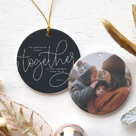 Betere samenwerking | Holiday-foto Keramisch Ornament