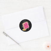 Betere samenwerking (PB en J): gelei Ronde Sticker (Envelop)