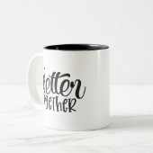 Betere samenwerking tweekleurige koffiemok (Voorkant links)