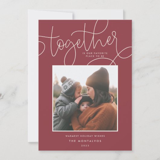 Betere samenwerking | Vakantieknopkaart Feestdagenkaart (Voorkant)