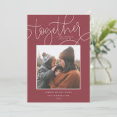 Betere samenwerking | Vakantieknopkaart Feestdagenkaart (Staand voorkant)